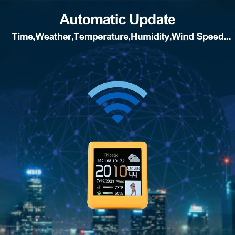 محطة طقس إلكترونية ذكية محمولة - مراجعة Weather Station Indoor وسعره