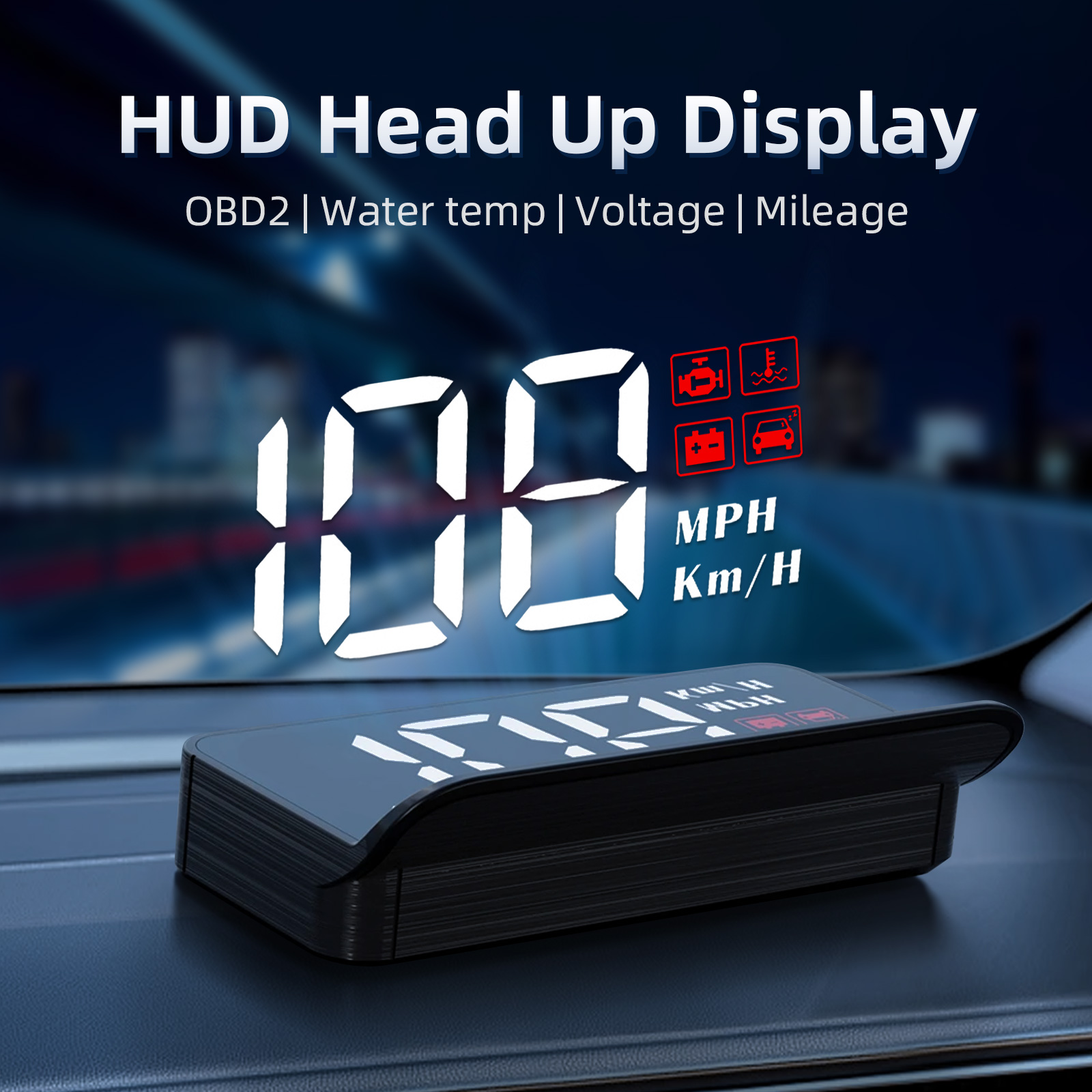 M3 HUD Obd2 شاشة عرض علوية عدا - مراجعة Anemometer Wind Speed وسعره