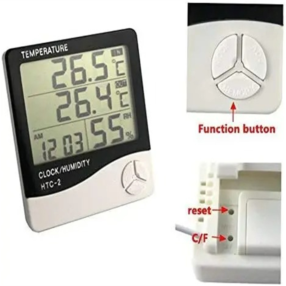 مقياس حرارة ورطوبة رقمي متعدد  - مراجعة Weather Station Indoor وسعره